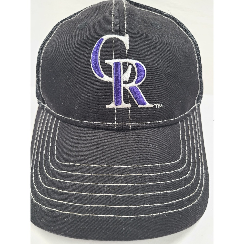 Colorado Rockies Coca-Cola MLB Trucker Hat S/M‎ Stretch Fit Baseball Sportswear